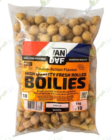 Бойлы VAN DAF Ваниль 18 мм. 1 кг.