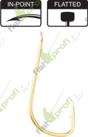 44111 Крючки SODE Hikara (Япония) золотые №18 ТРАПЕР