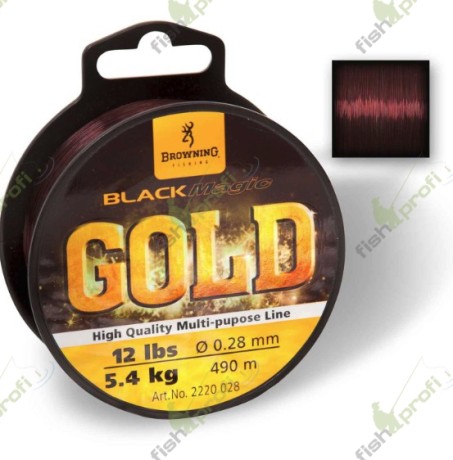 Леска Black Magic Gold Mono 0,23mm 610m 4,35kg Browning