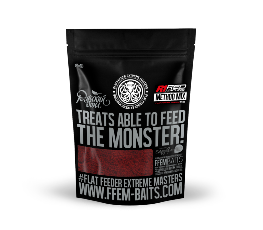Методная прикормка FFEM Method Mix Red Machine 1кг.