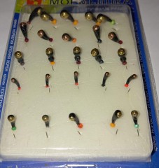 Мормышки вольфрамовые Набор № 13  (упак 25шт)