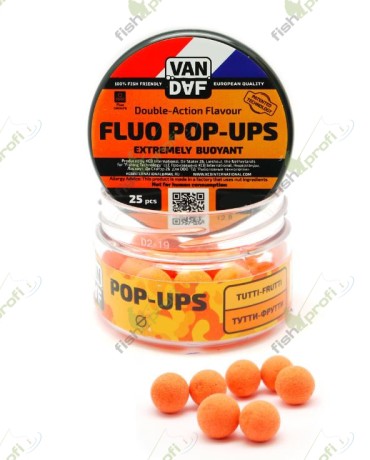 Поп-апы VAN DAF Тутти-фрутти, 15 мм. оранжевый