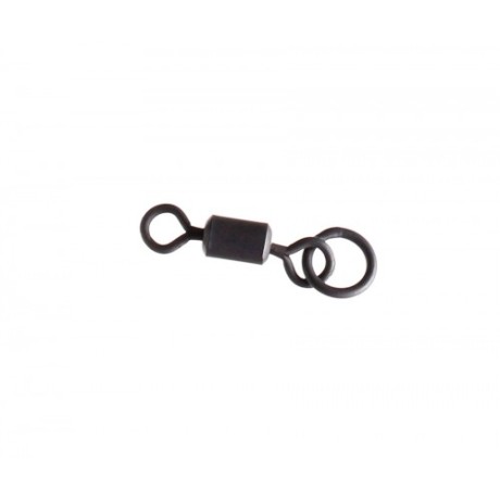 FLAGMAN Вертлюжок с кольцом Flat Feeder Rings Swivels №4 5шт