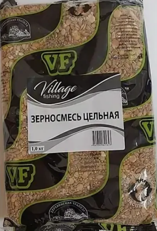 Прикормка Деревенская Трапеза Зерносмесь цельная 1 кг.
