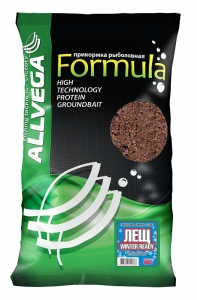 Прикормка зимняя готовая ALLVEGA "Formula Winter Ready" 0,9кг (ЛЕЩ)