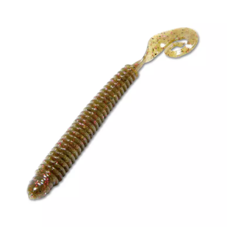 Силиконовые приманки REINS G TAIL SATURN 3.5" (12шт) Цв. 393-Sakuer Green pumpkin