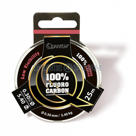 Леска Fluoro Carbon Predator 0,40mm 25m QUANTUM