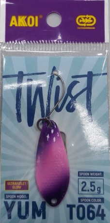 Блесна форель  AKOI Twist 2.5 гр T064