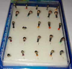 Мормышки вольфрамовые Набор № 14  (упак 25шт)