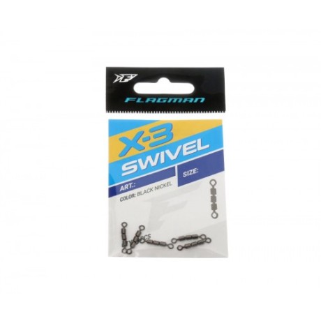 Вертлюг тройной Flagman Swivel X-3 #8