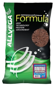 Прикормка зимняя готовая ALLVEGA "Formula Winter Ready" 0,9кг (ПЛОТВА)