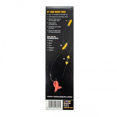 Поводок готовый Guru LWGS Pole Rigs 15см №12