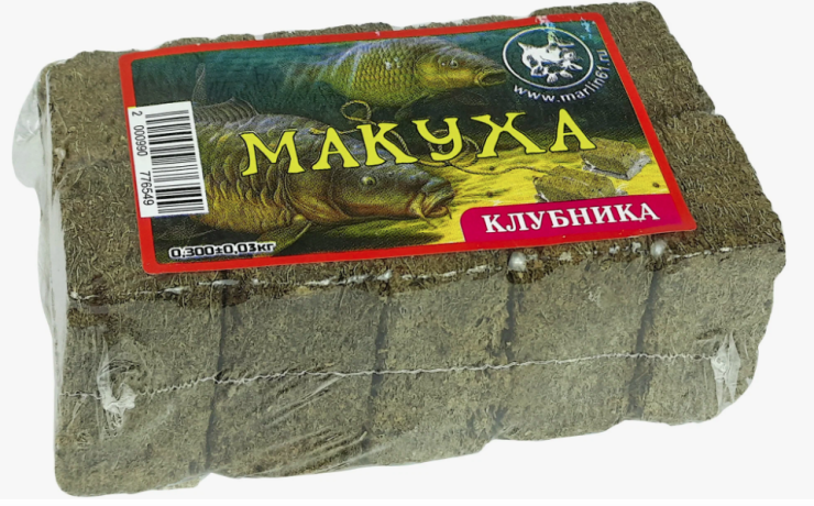 Макуха, жмых подсолнечника уп.300 гр. Клубника