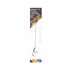 Готовый поводок с крючком Carp Pro Curved With Ring Ready Rig №2 с кольцом