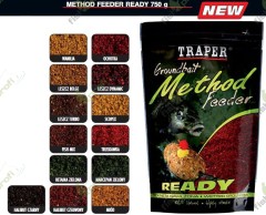 Прикормка Метод фидер Готовая Мед TRAPER Method Feeder Ready Swett Honey 750гр