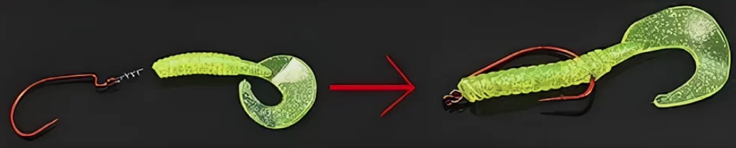 Спираль "Сезон Рыбалки" 2.5 мм для фиксации на крючке силиконовой приманки 10шт