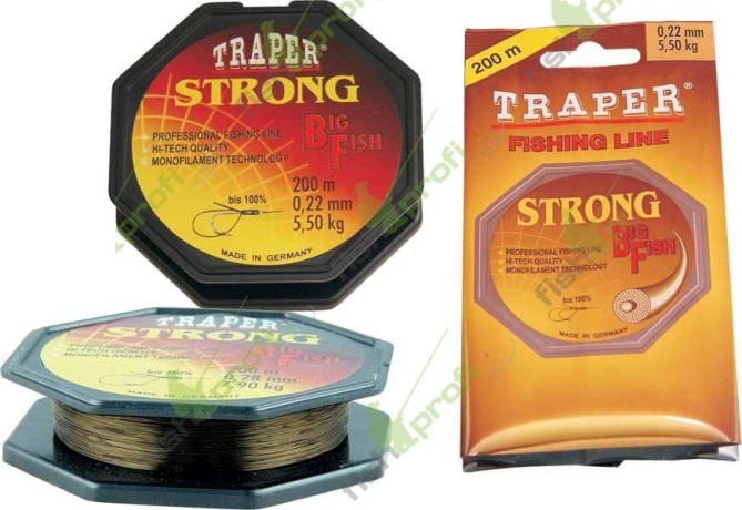 Леска рыболовная TRAPER STRONG BIG-FISH 0,28mm 200m