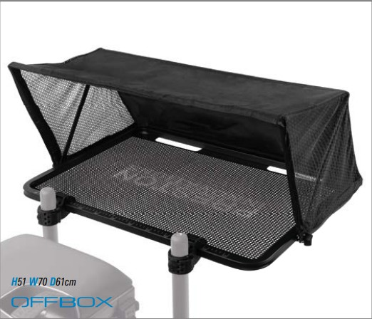 Стол для аксессуаров с тентом Preston Innovations Offbox 36 - Venta-Lite Hoodie Side Tray XL 50х70см