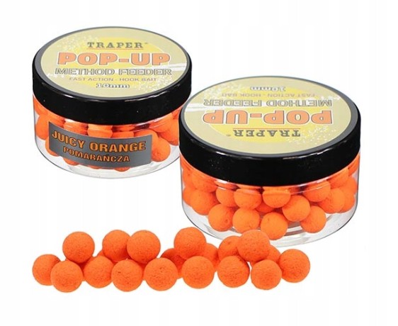 Method Feeder Pop Up Поп-ап бойлы Метод Фидер 10 мм Апельсин 30 г