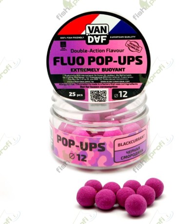 Поп-апы VAN DAF Черная смородина, 12 мм. 25 шт