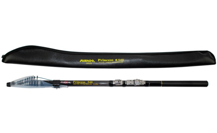 Удилище Mikado Princess 450 телескоп с кольцами 4.5м 5-20гр