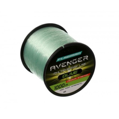 Леска Flagman Avenger Olive Line 1000м 0,30мм