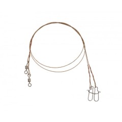 Поводок Flagman 49 вол 5кг 15см 2шт