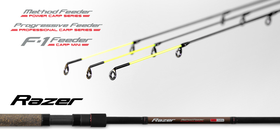 Удилище фидерное (фидер) ZEMEX (Земекс) RAZER Progressive Feeder 12 ft - 80 g Трех частный строй
