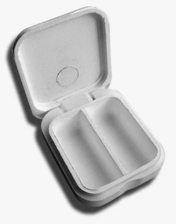 Мотыльница двойная пенопласт 7х6х3 см