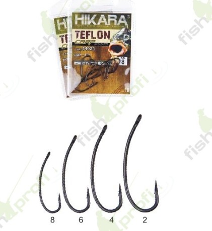 Крючки TEFLON Pop-up Hikara (Япония)   №8 ТРАПЕР