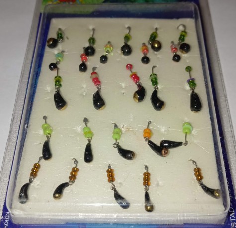 Мормышки вольфрамовые Набор № 17 (упак 25шт)