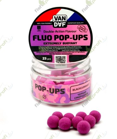 Поп-апы VAN DAF Черная смородина, 15 мм. фиолетовый