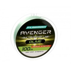 Леска Flagman Avenger Olive Line 100м 0,20мм