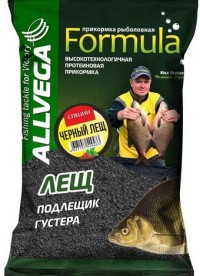 Прикормка ALLVEGA "Formula Black Bream" 0,9кг (ЧЕРНЫЙ ЛЕЩ) Для осторожной рыбы.