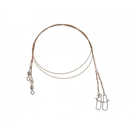 Поводок Flagman 49 вол 5кг 20см 2шт