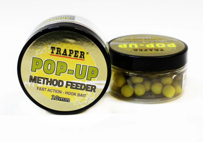 Method Feeder Pop Up Поп-ап бойлы Метод Фидер 10 мм Ваниль 30 г