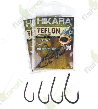 Крючки TEFLON Magic Hikara (Япония)  черный хром №2 ТРАПЕР