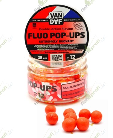 Поп-апы VAN DAF Чеснок Робин-Рэд, 12 мм. 25 шт