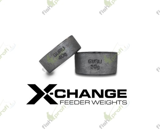 Сменный груз для кормушек Guru X-Change Distance Feeder Weights Heavy 40гр + 50гр