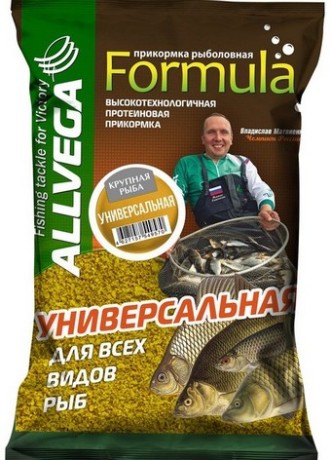 Прикормка ALLVEGA "Formula Universal Big Fish" 0,9кг (УНИВЕРСАЛЬНАЯ КРУПНАЯ РЫБА)