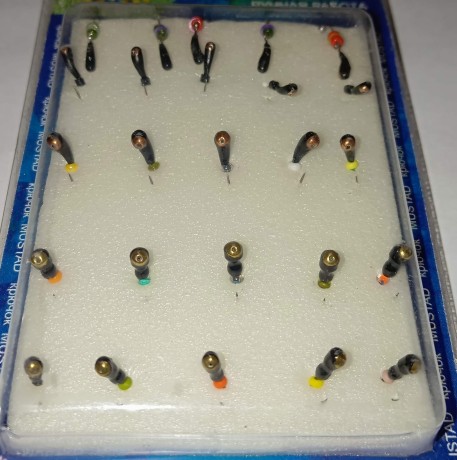 Мормышки вольфрамовые Набор № 19 (упак 25шт)