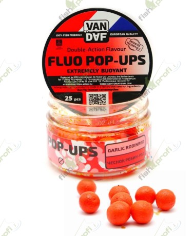 Поп-апы VAN DAF Чеснок Робин-Рэд, 15 мм.