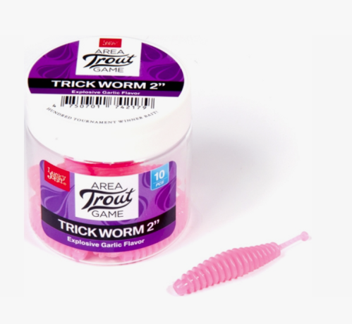 Силиконовая приманка Lucky Jonn TRICK WORM 2"