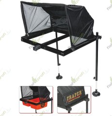 Столик TRAPER Competition под 2 контейнера с маркизой 50 х 67 см