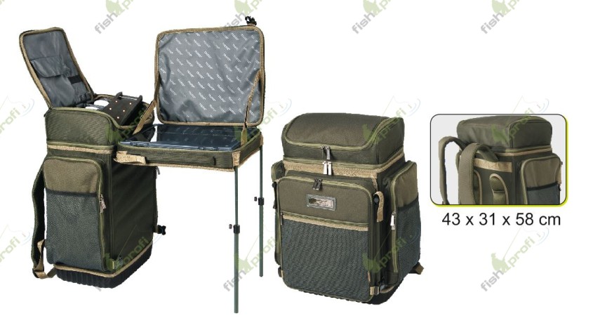 Рюкзак для карповых аксессуаров со столиком ТРАПЕР
