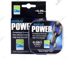 Леска рыболовная Preston REFLO POWERLINE 0,09мм 100м