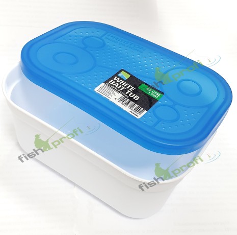 Контейнер для насадки Preston WHITE BAIT TUB - 1pt / 0.6lt 0.6л
