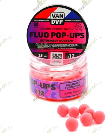 Поп-апы VAN DAF Шелковица, 12 мм. 25 шт