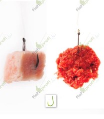 Готовый поводок KORUM BARBLESS HOOKS TO NYLON - MEAT/PASTE Фарш/Паста № 16