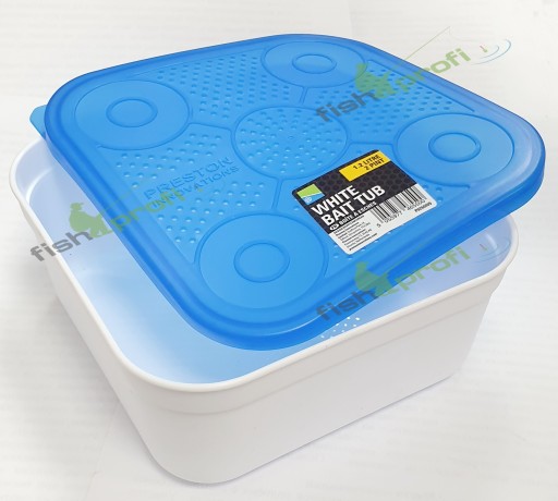 Контейнер для насадки Preston WHITE BAIT TUB - 2pt / 1.2lt 1.2л
